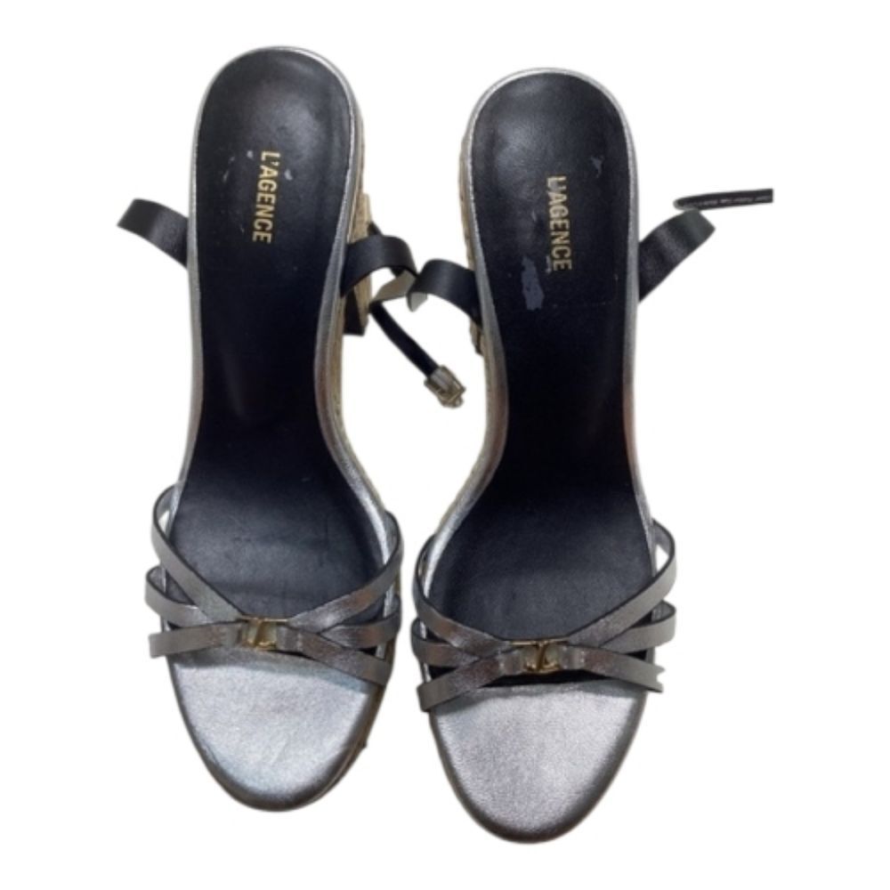L'agence Genevra Ankle Strap Platform Sandal Size 9